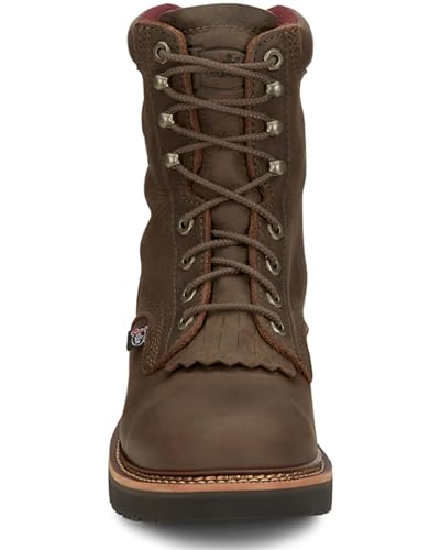 Justin Men's Rivot Lace-Up Work Boot Soft Toe - Ow4404