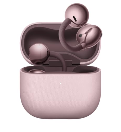 Image of HUAWEI FreeClip 2 Open-Ear Clip-On Earbuds, C-bridge design, Lightweight, 38H Battery, Fast Charge, Dual Driver, IP57 Waterproof & dustproof, Touch & Head-motion control, iOS & Android, Berry Purple