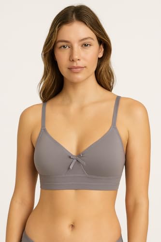 Image of Viola's Secret 6 Pack of Color Print T-Shirt Bras B Cup C Cup and D Cup