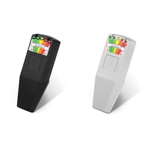 Detector de campos electromagnéticos EMF, medidor 5 LED Gauss miniatura 2