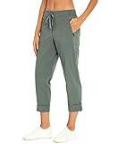 Marika Women's Standard Christine Snap Woven Pant, Balsam Green, Small