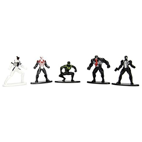 Marvel Spider-Man Nano Metalfigs 5 Pack Cover