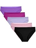 Fruit of the Loom womens Premium (Ultra Soft & Breathable) Bikini Style Underwear, Breathable - Bikini Fashion Assorted, 6 US