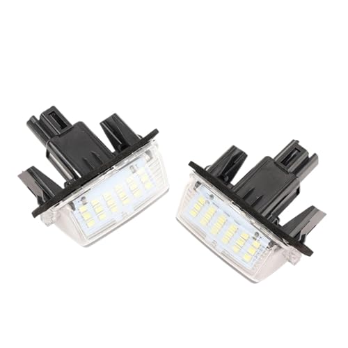 Luces matrícula LED para Toyota Yaris Camry Prius Highlander plafón blanco 12V 6000K