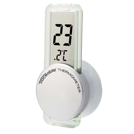 Traceable Calibrated See-Through Refrigerator Thermometer Ultra; ±0.5°C Accuracy at Tested Points