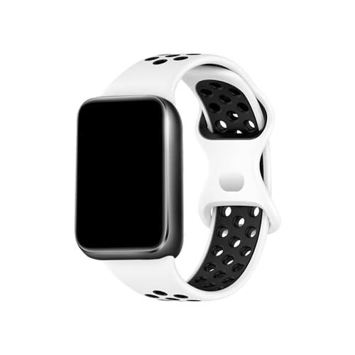 [LOKLNEYK] 2�F�V���J�Q���x���g�ɓK������Redmi Watch 4/Xiaomi band 8 9 Pro(2 White Black,For Redmi watch 4)