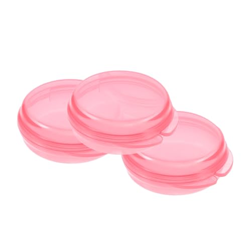 HOLIDYOYO 3個旅行用ピルボックス 小型 ケース 密封式ポータブルオーガナイザー 多 携帯用医 品収納 オフィス アウトドア 移動時にも
