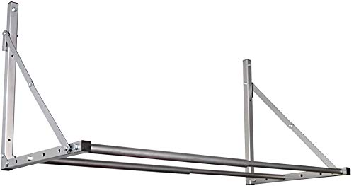 HyLoft 01031 Folding Storage TireLoft, 32 to 48 Inches Wide, Supports 300 Pounds, Silver (Pack of 2)