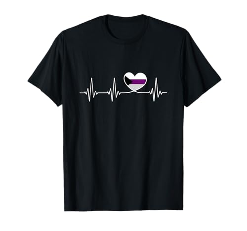 Demisexual Flagge Herz für Demisexuell Pride T-Shirt