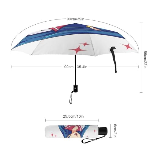 Parapluie pliant compact automatique voyage contre le vent
