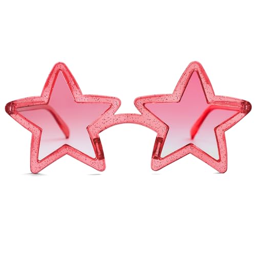 Image of VANLINKER Colorful Star Shape Sunglasses lovely cute sun glasses Party Glasses VL9839