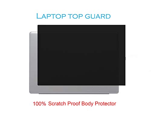 Image of Saco Ultra Clear Top Guard Skin Cover Sticker for 14-inches HP EliteBook 840 G3 & HP Elitebook 745 G6 Business Laptop (Black)