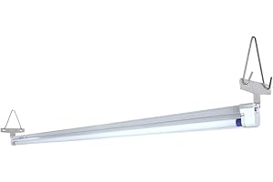 DL841 Hydroponic T5 Light Fixture: 4ft Single-Lamp Indoor Grow Light