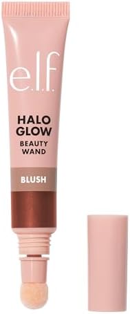 e.l.f. Halo Glow Blush Beauty Wand, Liquid Blush Wand For Radiant, Flushed Cheeks, Infused With Squalane, Vegan & Cruelty-free, You Go Cocoa