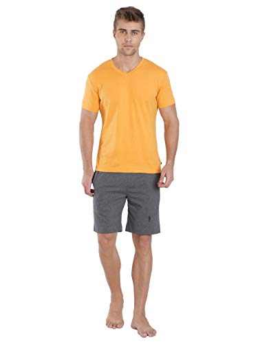 Image of Jockey 2726 Men Super Combed Cotton Rich Solid V Neck Half Sleeve T-Shirt