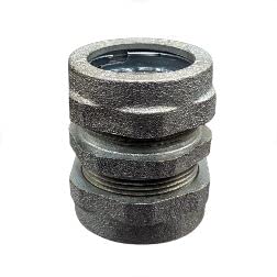 COREX 1 Threadless Compression Coupling Or Fitting For Rigid/IMC Conduit - Zinc Plated Malleable Iron Construction