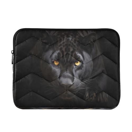 Funda para Laptop Negra Leopardo para 13-14 Pulgadas miniatura 1
