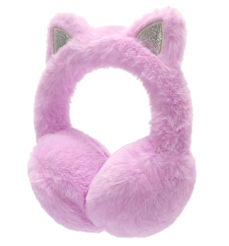 Image of Brook + Bay Kids Ear Muffs - Winter Animal Earmuffs - Cozy Ear Warmers