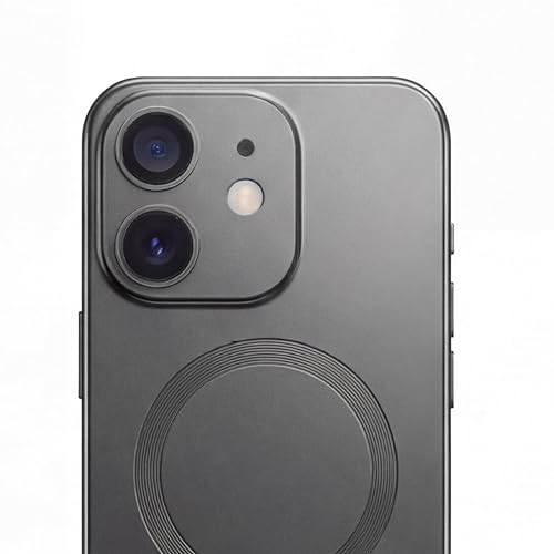 Image of amazon basics Premium Mag-Safe Case for iPhone 11 | Shockproof & Anti-Scratch Cover | Soft Silicone with Wireless Charging | Camera Lens Guard - Gray