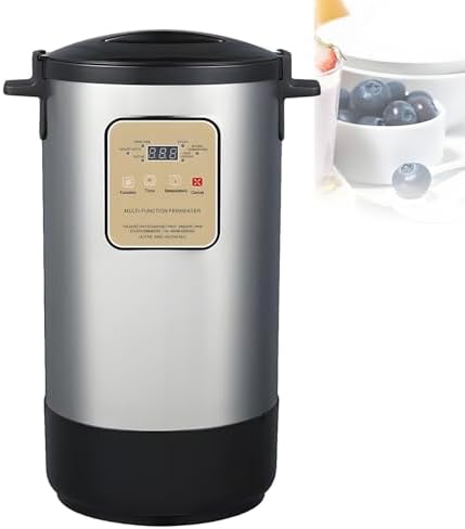 18L Automatic Fermentation Machine for Commercial & Home Use, Dough, Natto, Rice Wine & Fruit Enzyme, Precise Time & Temperature Control, Ideal Fermenter for All Needs