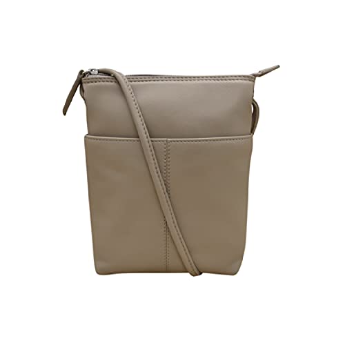 Image of ili New York Leather Mini Sac Crossbody - Genuine Leather Crossbody Bags for Women with RFID Blocking, Adjustable Strap