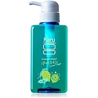 haru スカルプシャンプー 400ml×3個 期間限定　冷やしレモン Amazon | haru(ハル) kurokamiスカルプ（サマーレシピ） 400ml