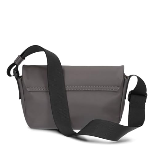 Zwei Unisex Umhängetasche Cargo CA40 kleine wasserfeste Tasche 1 Liter aus leichtem Hydroflex, Schlüsselband, verstellbarer Gurt, sportliche Crossbody-Bag für Damen Herren & Teenager (stone)