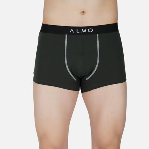 Image of ALMO Underwear Better Cotton Neo Men's Trunk (Pack of 5) | Softer Than Regular Cotton, Anti-Microbial