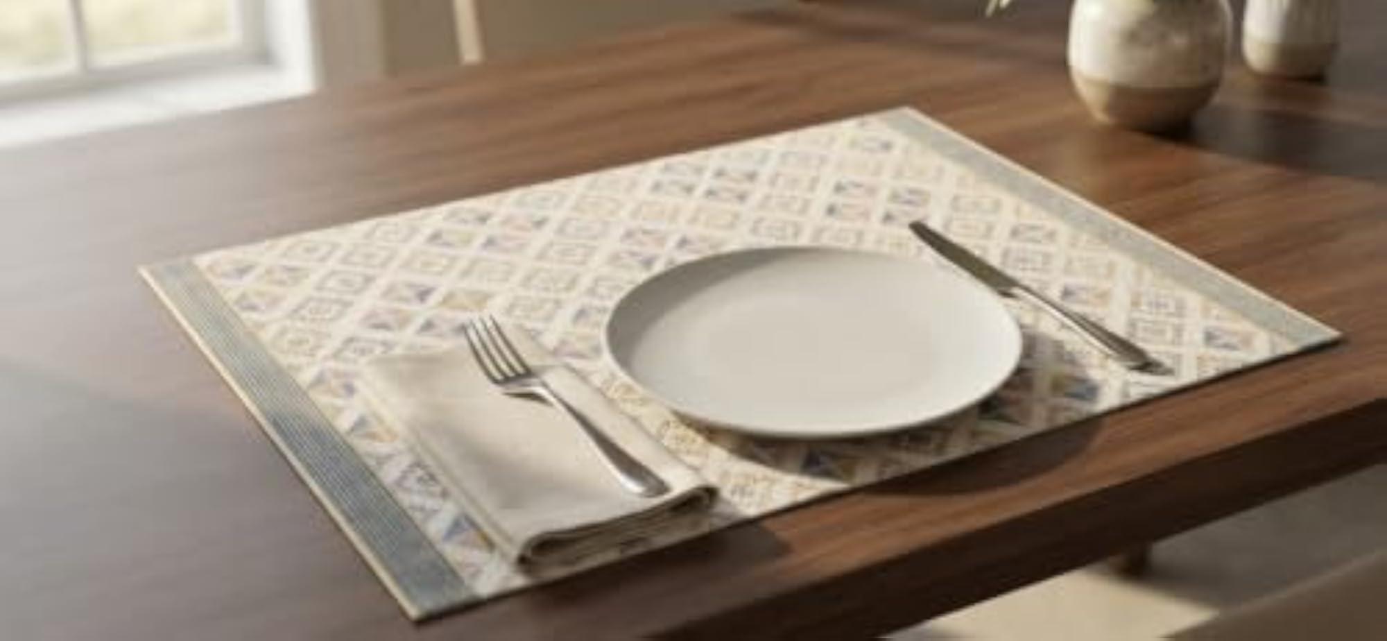 Botanika Living Laminated PVC Placemats for Dining Table