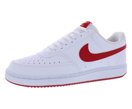 Nike Court Vision Low Next Nature ESS Mens Shoes Size 14, Color: White/University Red-White