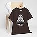 Lama Cat Inner Peace Loading T-Shirt Design | Grumpy Cat | Yoga Shirt | Men and Women | Sarcastic Mindfulness Gift | IPL-BW Dark Chocolate