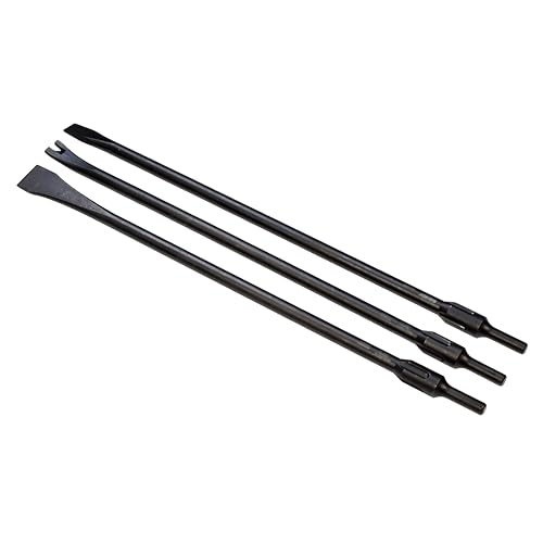 Image of Mayhew Tools 32215 Pneumatic Tool Set, 3-Piece Long Non-Turning, Black Oxide Finish