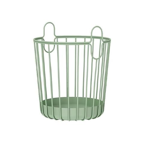 Cesto para la ropa sucia Cuarto de baño y dormitorio ropa cesto for la colada cesta organizador de juguetes contenedores de almacenamiento cesta de almacenamiento de ropa sucia papelera(Green)