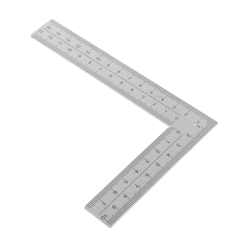 OSALADI 角尺不??加厚型定規 木工用キャリパーフレーミングスクエア 精密直角測定ツール 多用途製図 建築 工学用