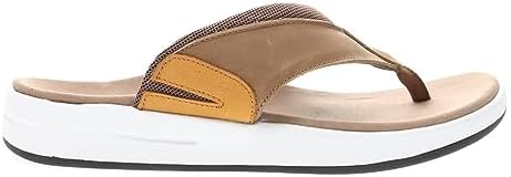 Propét mens Easton Flip Flop, Tan, 11 XX-Wide US | Image 2