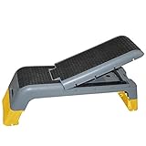 WanuigH Aerobic Step Multifunktionale Sport Yoga Fitness Schritt Aerobic Rhythmus Pedal Aerobic Aerobic Hantel-Stuhl Tägliche Übung (Farbe : Yellow, Size : 110x34x35cm)