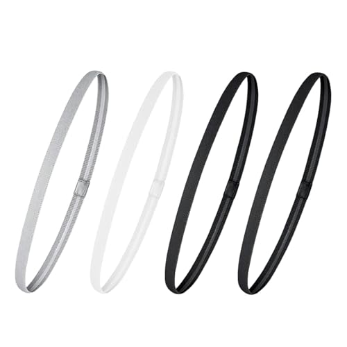 Ryaupy Set da 4 Cerchietti Sportivi per Capelli Bambino e