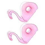 JEWEDECO 2 Stück Süßer Klebebandabroller für Schreibtisch Kleiner Tischabroller aus Robustem Material Praktischer Klebebandspender für Büro und Schule