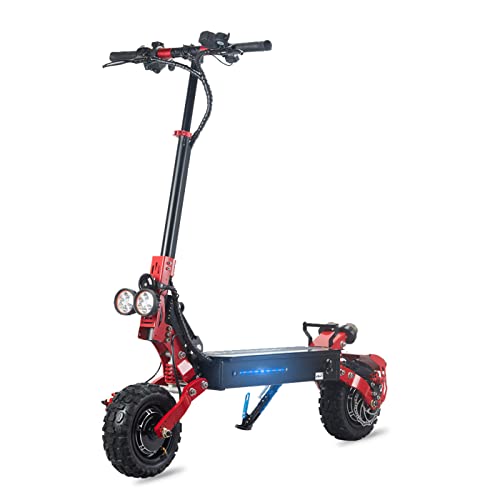 Electric Scooter for Adults 2400W Dual Motor, 3 Speed Modes Up to 40 MPH 30 Miles Range, 11" Tires Electric Offroad Scooter Foldable Commuter Electric Scooter 300 lbs Loading