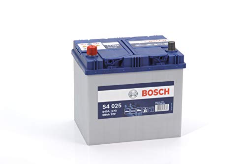 Bosch S4025, Batteria per Auto, 60A/h, 540A, Tecnologia al Piombo Acido, per Veicoli Senza Sistema Start/Stop