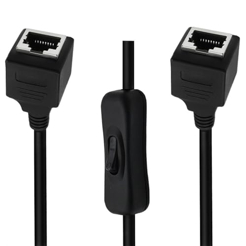 GMBYLBY CAT6e RJ45 Extension Cord with Male to Female Connector Networks Extension Cable for Cat6/Cat5e/Cat5 Ethernets Cable Router and Video Transmission