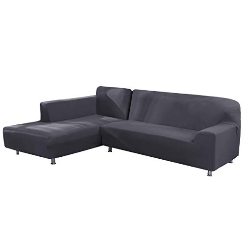 Umiwe Funda Sofá Chaise Longue Brazo Izquierdo Elástico Cubre Sofa Protector para...