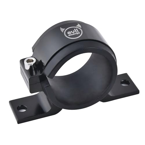 Image of EVIL ENERGY 50mm Fuel Filter Mounting Bracket, Fuel Pump Clamp Holder Black