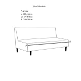 Sofa Seat Cover Without Armrest Elastic Sofa Cover Jacquard Sofa Seat Slipcover Home Couch Cover Furniture Protector (Specification : 120-140cm)