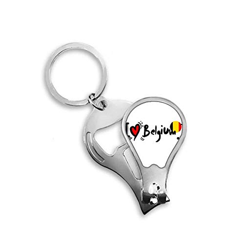 Coupe-ongles original avec illustration Belgique amour comme cadeau souvenir