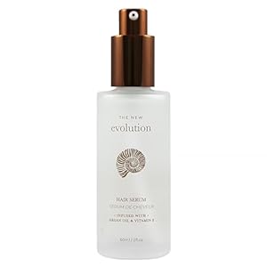 Evolution Argan Oil Serum For Hair – Vitamin E Hair Serum To Soften Dry Hair – Nourishing Serum For Hair Straightening – Hair Serum With Aloe Vera (1 Pack)