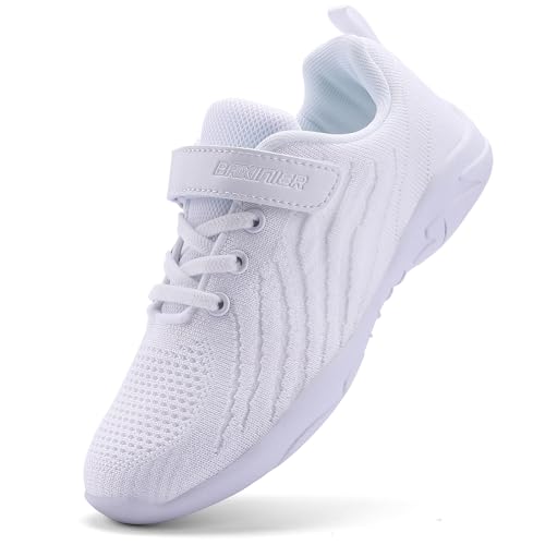 Image of Girls White Cheerleading Shoes Lightweight Competition Tennis Shoes Women Hip Hop Gymnastics Dance Sneakers