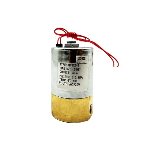 Électrovanne laiton G1/4 action directe ouverture instantanée 220V - 2