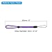PATIKIL 200mm 8 Inch Hand Wrist Strap Lanyards, 20 Pcs Nylon Adjustable Wristlet String Cord for Cellphone Flashlight USB Key Chain Camera Bottom, Purple