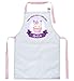 Ferocity Personalisierter Kinderschürze Kind Malschürze Kunstkittel Kochschürze Apron Werkschürze süßeste Cupcake mit Name [074]